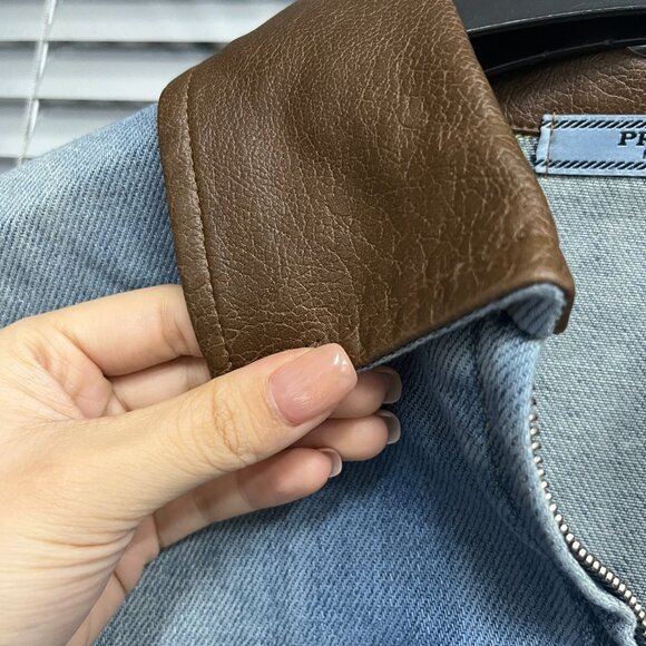 Prada blue-brown denim jacket - Picture 6 of 11